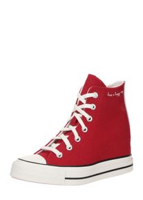 Converse Dames Sneakers hoog 'CHUCK TAYLOR ALL STAR WEDGE' donkerrood / zwart / wit 35-35.5