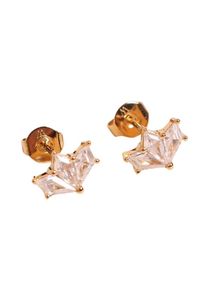 Fiora Stud Earrings White