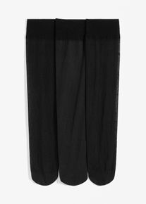 Gambaletti 40 den (pacco da 3 paia) - Nero - Taglia Onesize - bonprix