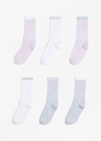 Calzini con cotone biologico (pacco da 6 paia) - viola - Taglia 39-42 - bonprix