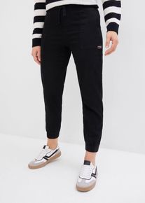 Pantaloni in twill con cinta comoda - Nero - Taglia 42 - bonprix
