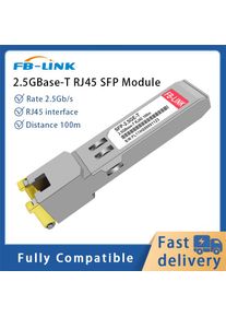 2.5G RJ45 100m Copper Port For Ethernet Port SFP Transceiver Module compatible with Cisco Mikrotik
