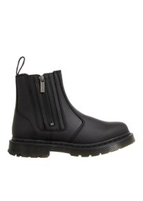 Dr. Martens Bottes & Bottines, 2976 Alyson w/zips en noir - Matière synthétique & Textile & Matière synthétique & Cuir, 38 (EU)