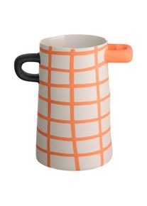 Asa vaas, oranje geruit