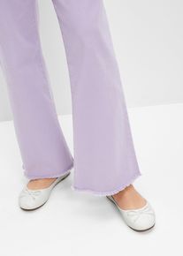 bonprix Dámska Baleríny s mašľou, biela, 42