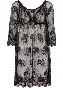 bonprix Mujer, Negligé, negro, 40/42
