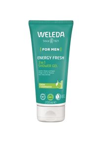 Weleda Shower Gel Voor mannen Energy Fris 3in1 Douchegel Heren 200 ml