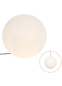 Qazqa Modern kültéri lámpa fehér 56 cm IP44 - Nura