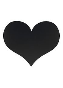 Securit Silhouette Pizarra ''Corazón'' – Incluye Rotulador de Tiza + Kit de Velcro para Montaje en Pared – 30x50 cm