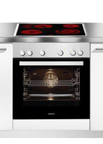 Constructa Elektro-Herd-Set »CH1M00050« in silberfarben