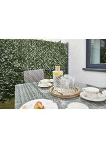 ANDIAMO Kunsthecken-Sichtschutz »Spalier Lorbeerblatt« Rankgitter mit Kunstranke in grün, Größe H/L: 100 cm x 200 cm