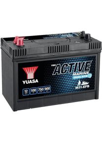 Yuasa Marine M31-EFB Blei-Säure-Batterie Starterbatterie Bootsbatterie 12V 100Ah Camping