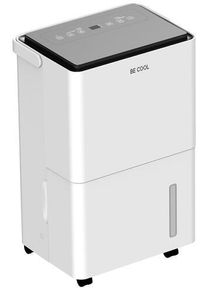 BE COOL BC30LEF2301 Luftentfeuchter Raumentfeuchter 25m² 600W 30l/Tag weiß grau