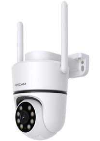 Foscam PD5 Überwachungskamera mit Schwenk-&Neigefunktion, automatische Verfolgung, 5MP, WLAN, kompakt, weiß