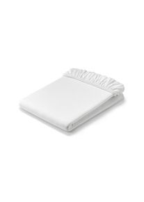 Tchibo - Jersey-Spannbettlaken - offwhite