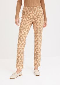 Stretch-Hose, braun, Größe 44, bonprix