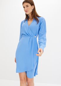 Wickelkleid, blau, Größe 54, bonprix