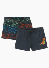 Badehose (2er Pack) - schwarz - Größe 152/158 - bonprix