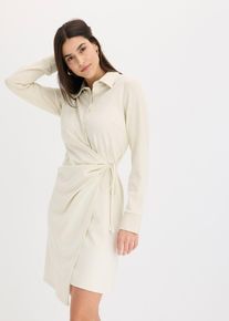 Wickelkleid, beige, Größe 48/50 (XL), bonprix
