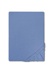 CloudComfort Cearșaf ajustabil Basic jersey stretch albastru 140 x 190 - 160 x 200 cm