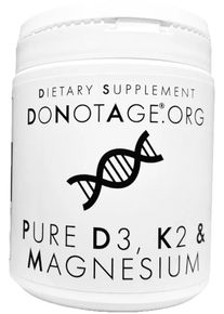DoNotAge Pure Vitamin D3, K2 & Magnesium, 60 Kapseln