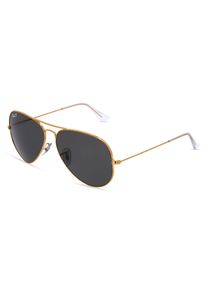 Ray-Ban RB 3025 AVIATOR LARGE METAL | okulary przeciwsłoneczne | Kształt okularów: pilotki, mineralne z polaryzacją, różowozłoty