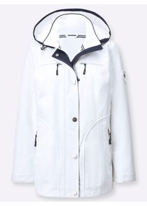 Dames Functioneel jack in tex/venture-uitvoering in wit ,maat 36, WITT, 100% Polyester. Paspels: 100% Polyester