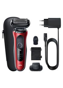 Braun Rasierapparate Series 6 - 61-R1200s - red