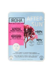 IROHA nature Aftersun Sheet Mask Nourishing Long Lasting Tan 1 Stück