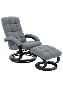 Mid.you Relaxsesselset , Grau, Schwarz , Holz, Metall, Textil , Schichtholz, Sperrholz , 67x78x94 cm , Wohnzimmer, Sessel, Relaxsessel