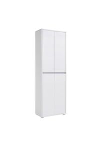 Xora Schuhschrank , Weiß , Holzwerkstoff , 10 Fächer , 70x210x34 cm , Typenauswahl , Garderobe, Schuhaufbewahrung, Schuhschränke
