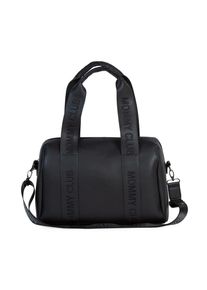 Childhome Wickeltasche , Schwarz , Kunststoff , Lederoptik , 38x21x27 cm , Baby on Tour, Kinderwagen, Wickeltaschen & Wickelrucksäcke