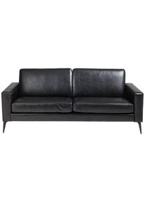 Livetastic Sofa , Schwarz , Textil , Uni , Füllung: Schaumstoff , 193x79x79 cm , Rücken echt , Wohnzimmer, Sofas & Couches, Sofas, Textilsofas