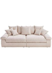 Ambia Home Bigsofa , Naturfarben , Textil , 260x90x140 cm , Stoffauswahl, Rücken echt , Wohnzimmer, Sofas & Couches, Sofas, Textilsofas