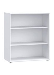 Xxxl Regal , Weiß , Holzwerkstoff , 2 Fächer , 73.7x85.5x34.8 cm , Typenauswahl, Beimöbel erhältlich, stehend , Wohnzimmer, Regale, Bücherregale