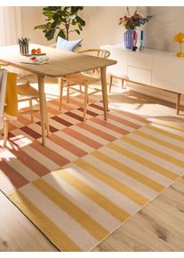 Judith Multicouleur/Jaune 250x350 cm - Tapis poil court design moderne pour salon