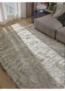 Nanuk Negro/Blanco 60x120 cm - Alfombra dise&ntilde;o moderno para salon