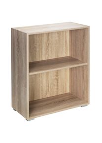 Casaria Boekenkast Vela Eikenhout 2 vaks