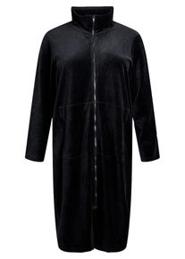 ZIZZI Szlafrok krótki 'Mgry' dla kobiet czarny Rozmiar XL-XXL