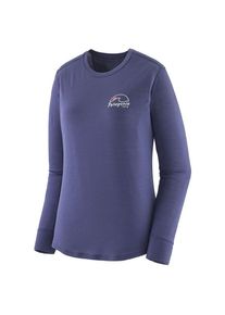 Patagonia Women's L/S Cap Cool Merino Graphic Shirt Merino shirt Women (M, blue)