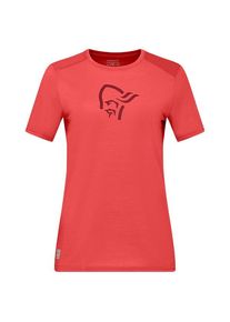 Norröna Norrona Womens Femund Equaliser Merino T- Shirt Merinoshirt Dames (S |rood)