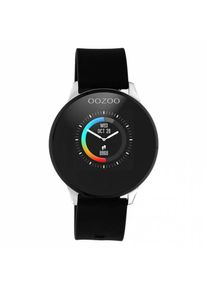 Smartwatch OOZOO Black Rubber Strap Silver Q00113 Q00113