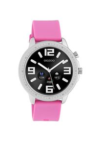 Smartwatch OOZOO Silver Pink Rubber Strap Q00314 Q00314