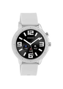 Î¡Î¿Î»ÏÎ¹ OOZOO Smartwatch Silver White Rubber Strap Q00311 Q00311