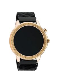 OOZOO Smartwatch Black Bracelet & Rose Gold Metallic Case Q00308 Q00308