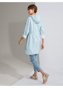 WEGA GREEN GOOSE - Long-Jacke, türkis, Gr. 42, Kunstfaser