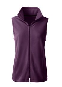 Dames Fleecegilet in antipilling-uitvoering in druif ,maat 38, WITT, 100% Polyester