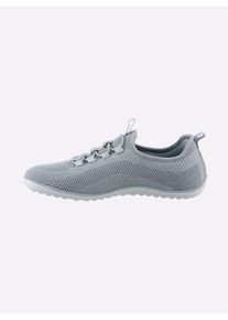 Kangaroos Dames Sneaker met platte rubberen zool in grijs ,maat 37, Witt, 100% Textiel