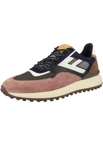 Floris van Bommel Heren Sneakers laag 'Noppi' navy / bruin / zwart / wit 41-41.5