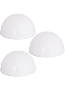 Monzana LED Solarleuchte 3er-Set halbrund